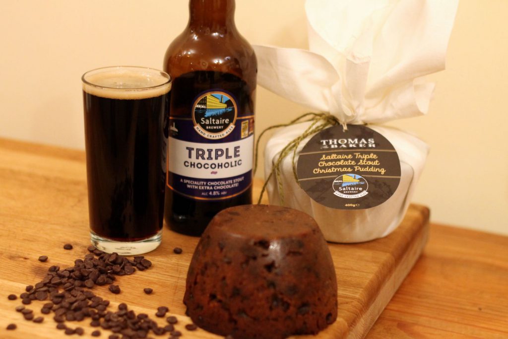 Saltaire Triple Chocolate Stout Christmas Pudding