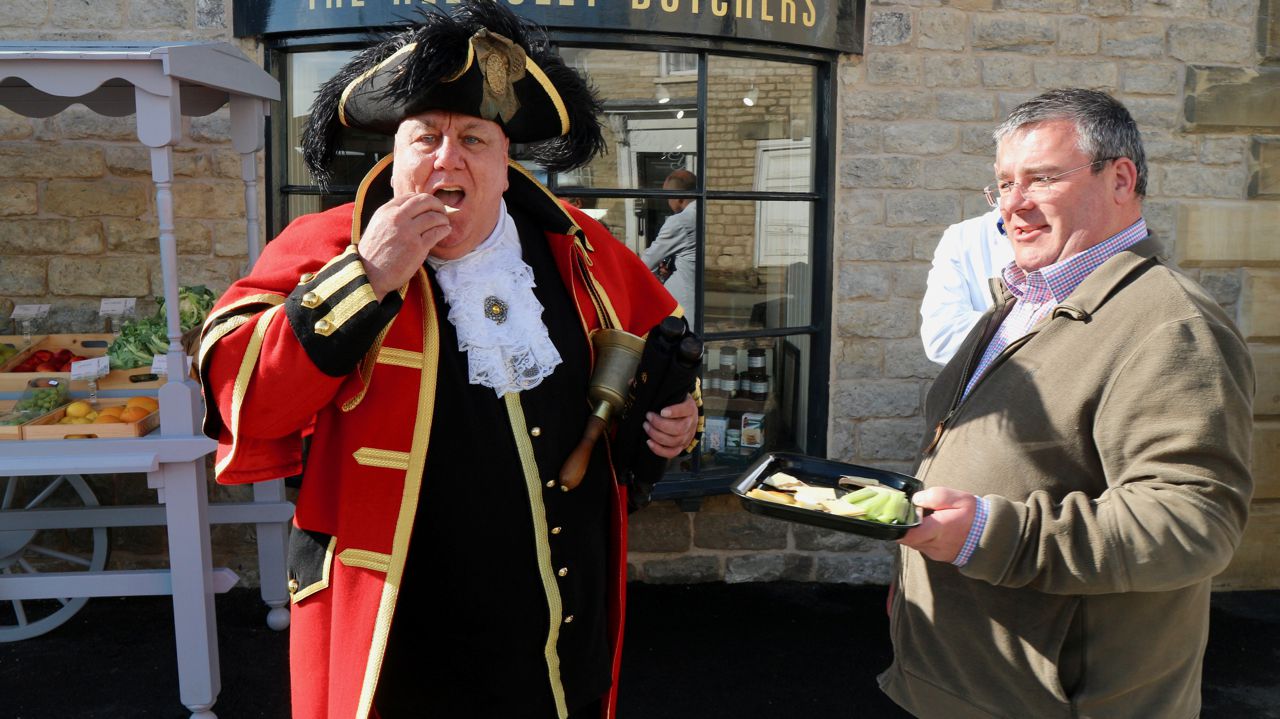 Thomas of Helmsley Grand Opening - David Hinde town crier