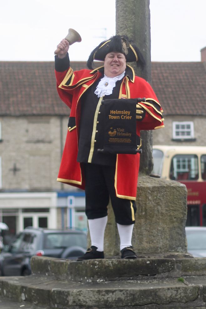 Thomas of Helmsley Grand Opening - David Hinde town crier