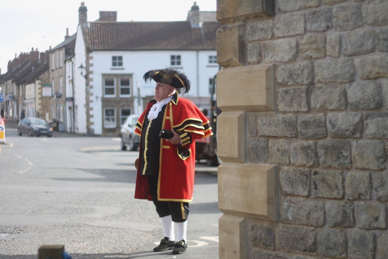 Thomas of Helmsley Grand Opening - David Hinde town crier