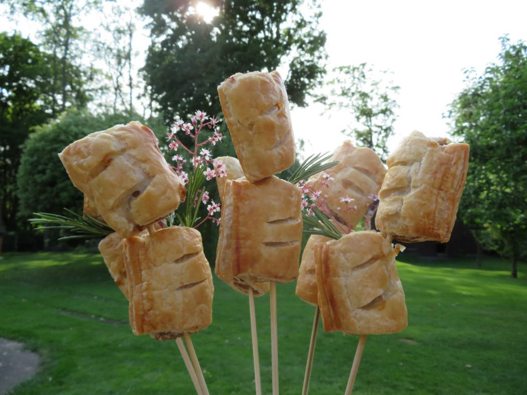 Bouquet of sausage rolls'ies from Thomas the Baker