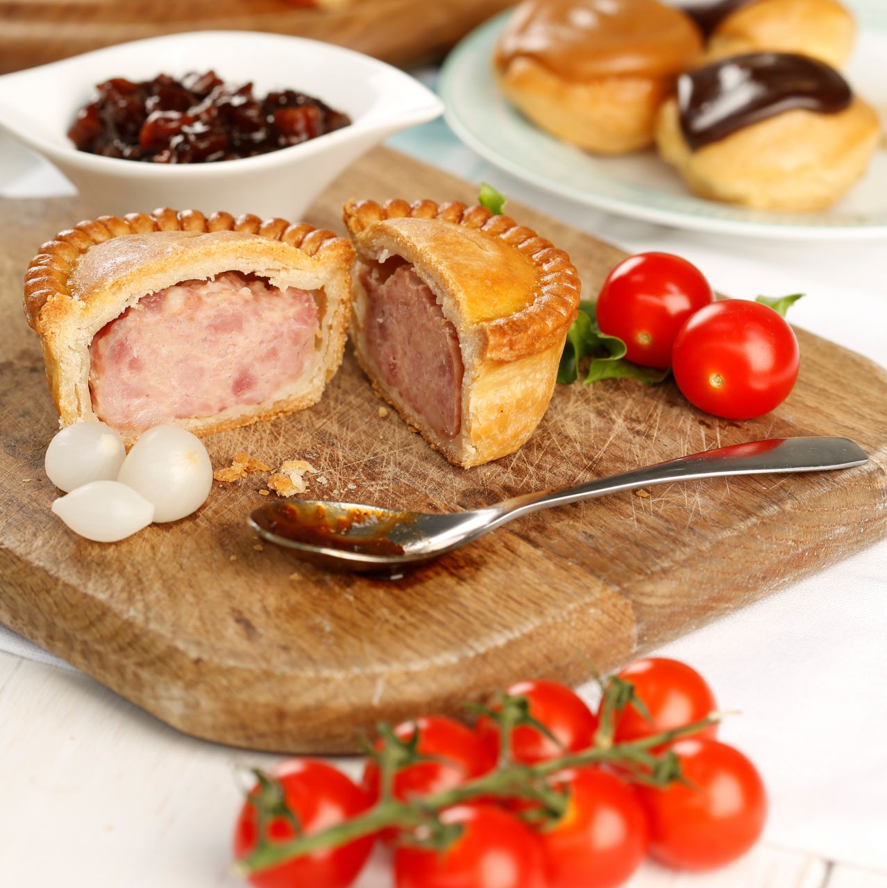 Pork Pie and Pickle Platter Thomas the Baker